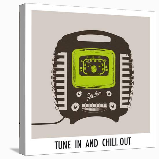 Tune In and Chill Out-Ben James-Stretched Canvas