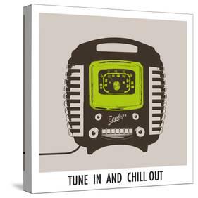 Tune In and Chill Out-Ben James-Stretched Canvas