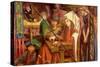 Tune of the Seven Towers-Dante Gabriel Rossetti-Stretched Canvas