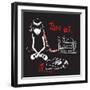 Tune Out-Emily the Strange-Framed Premium Giclee Print