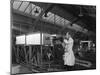 Tungsten Carbide Furnace Being Loaded, Edgar Allen Steel Co, Sheffield, South Yorkshire, 1962-Michael Walters-Mounted Photographic Print