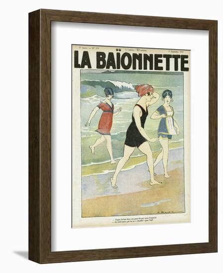 Tunic Style Swimwear-A Roubille-Framed Art Print