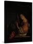Tuning the Lute-Frans Van Mieris-Stretched Canvas