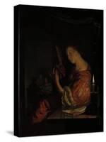 Tuning the Lute-Frans Van Mieris-Stretched Canvas