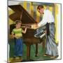 Tuning The Piano-Imogene M. McPherson -Mounted Art Print