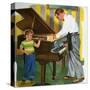 Tuning The Piano-Imogene M. McPherson -Stretched Canvas