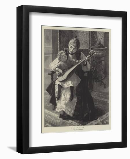 Tuning Up-Amedee Forestier-Framed Giclee Print