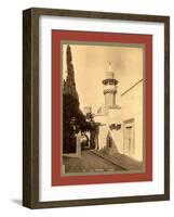 Tunis, a Mosque, Tunisia-Etienne & Louis Antonin Neurdein-Framed Giclee Print