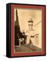 Tunis, a Mosque, Tunisia-Etienne & Louis Antonin Neurdein-Framed Stretched Canvas