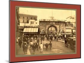 Tunis, La Porte De France, Tunisia-Etienne & Louis Antonin Neurdein-Mounted Giclee Print