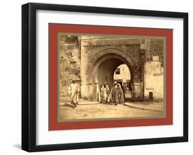 Tunis, La Porte De La Folle, Bab Menara, Tunisia-Etienne & Louis Antonin Neurdein-Framed Giclee Print