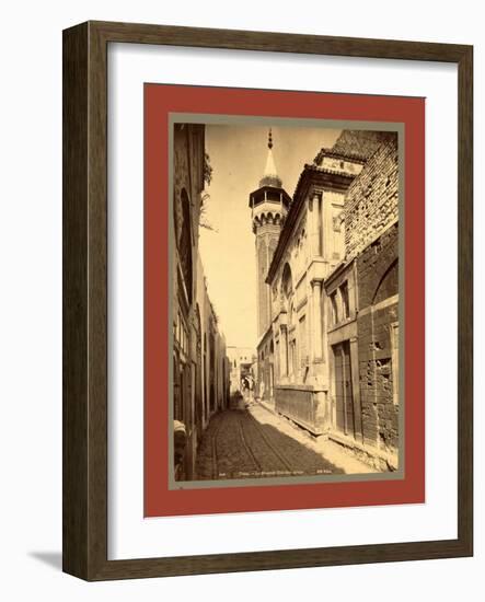 Tunis Mosque Sidi Ben Arous, Tunisia-Etienne & Louis Antonin Neurdein-Framed Giclee Print