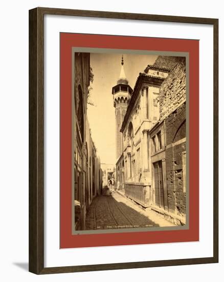 Tunis Mosque Sidi Ben Arous, Tunisia-Etienne & Louis Antonin Neurdein-Framed Giclee Print