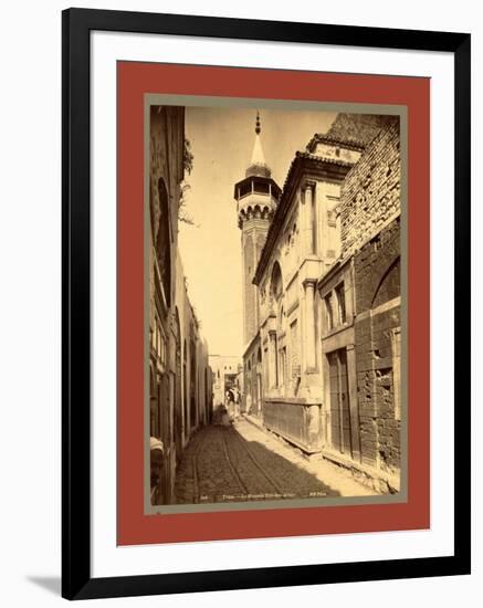 Tunis Mosque Sidi Ben Arous, Tunisia-Etienne & Louis Antonin Neurdein-Framed Giclee Print