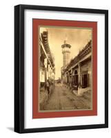 Tunis, Mosque Sidi Ben Ziaa-Etienne & Louis Antonin Neurdein-Framed Giclee Print