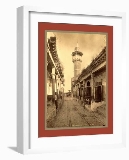 Tunis, Mosque Sidi Ben Ziaa-Etienne & Louis Antonin Neurdein-Framed Giclee Print