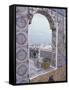 Tunis Ornate tiles on rooftop, Tunisia-Alan Klehr-Framed Stretched Canvas