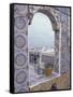 Tunis Ornate tiles on rooftop, Tunisia-Alan Klehr-Framed Stretched Canvas