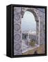 Tunis Ornate tiles on rooftop, Tunisia-Alan Klehr-Framed Stretched Canvas