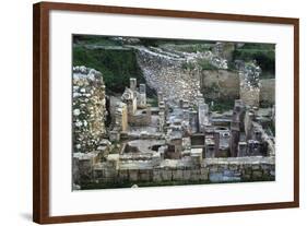 Tunisia, Carthage, Archaeological Site, Punic Ruins on Byrsa Hill-null-Framed Giclee Print