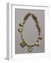Tunisia, Carthage, Gold Necklace with Pendants of Various Shapes, Found in Carthage-null-Framed Photographic Print