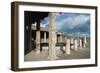 Tunisia, Carthage, Roman Villa Ruins, Portico-null-Framed Giclee Print