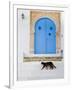 Tunisia, Sidi Bou Said, Building Detail-Walter Bibikow-Framed Photographic Print