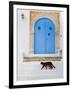 Tunisia, Sidi Bou Said, Building Detail-Walter Bibikow-Framed Photographic Print