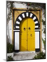 Tunisia, Sidi Bou Said, Building Detail-Walter Bibikow-Mounted Photographic Print