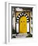 Tunisia, Sidi Bou Said, Building Detail-Walter Bibikow-Framed Premium Photographic Print