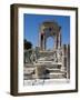 Tunisia, Siliana Governatorate, Surroundings of Maktar, Ruins of Arch of Trajan-null-Framed Giclee Print