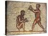 Tunisia, Thuburbo Majus, Mosaic Work Depicting Boxing Men-null-Stretched Canvas