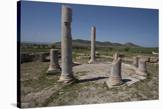 Tunisia, Thuburbo Majus, Temple of Mercury I-null-Stretched Canvas