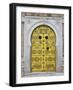 Tunisia, Tunis, Medina, Door on Dar El Jeld Street-Walter Bibikow-Framed Photographic Print