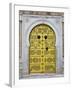 Tunisia, Tunis, Medina, Door on Dar El Jeld Street-Walter Bibikow-Framed Photographic Print