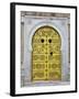 Tunisia, Tunis, Medina, Door on Dar El Jeld Street-Walter Bibikow-Framed Photographic Print