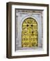 Tunisia, Tunis, Medina, Door on Dar El Jeld Street-Walter Bibikow-Framed Premium Photographic Print