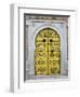 Tunisia, Tunis, Medina, Door on Dar El Jeld Street-Walter Bibikow-Framed Premium Photographic Print