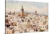Tunisia, Tunis View 1912-Frances E Nesbitt-Stretched Canvas