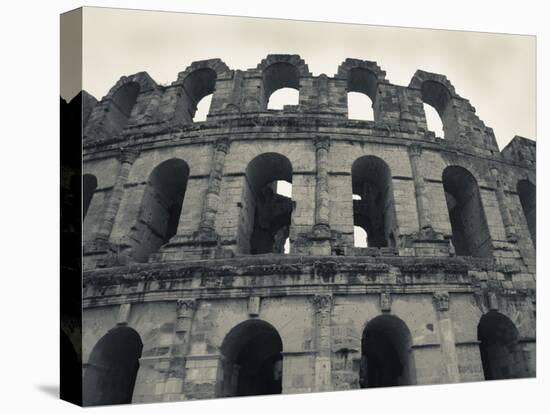 Tunisia, Tunisian Central Coast, El Jem, Roman Colosseum, B; 238 Ad-Walter Bibikow-Stretched Canvas