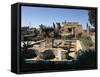 Tunisia, Utica, Ruins of House of Cascades, with Peristyle Garden at Archaeological Site-null-Framed Stretched Canvas