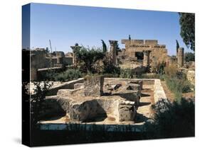 Tunisia, Utica, Ruins of House of Cascades, with Peristyle Garden at Archaeological Site-null-Stretched Canvas
