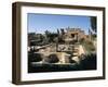 Tunisia, Utica, Ruins of House of Cascades, with Peristyle Garden at Archaeological Site-null-Framed Giclee Print