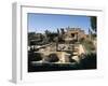 Tunisia, Utica, Ruins of House of Cascades, with Peristyle Garden at Archaeological Site-null-Framed Giclee Print