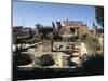 Tunisia, Utica, Ruins of House of Cascades, with Peristyle Garden at Archaeological Site-null-Mounted Giclee Print