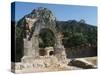 Tunisia, Zaghouan, Ancient Roman Ziqua, Water Sanctuary 'Nymphaeum'-null-Stretched Canvas