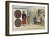 Tunisian 5 Centimes Piece, 1892-null-Framed Giclee Print