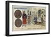 Tunisian 5 Centimes Piece, 1892-null-Framed Giclee Print