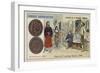 Tunisian 5 Centimes Piece, 1892-null-Framed Giclee Print