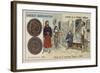 Tunisian 5 Centimes Piece, 1892-null-Framed Giclee Print